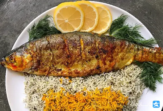 ماهی کباب قزل نار