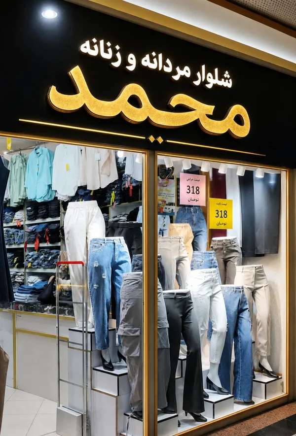 شلوار جین مردانه و زنانه محمد